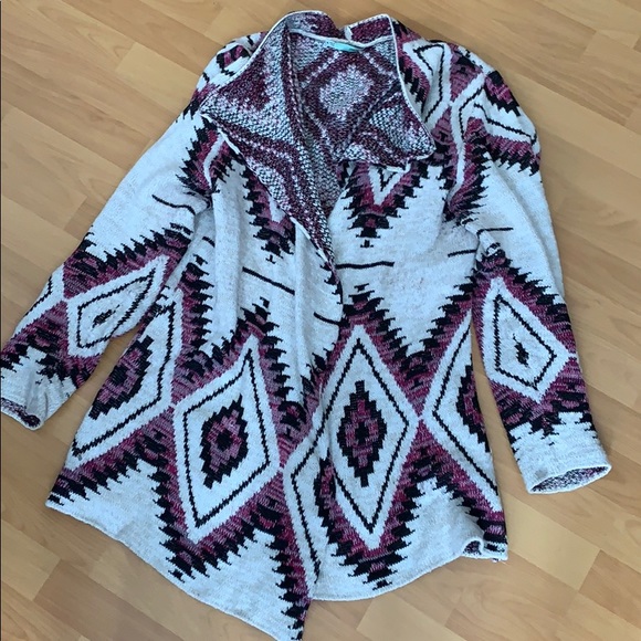 Maurices Aztec sweater cardigan